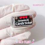 画像10: 単色10個おまとめ販売　　リニューアル　キャンディ　チケット (10)