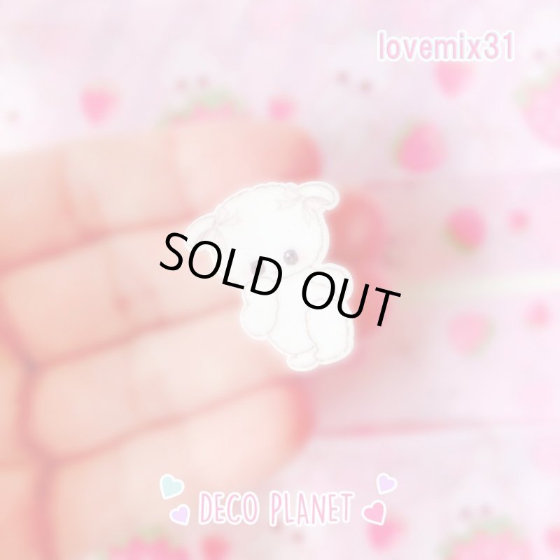 画像4: プラ板 イチゴバッグ しろやぎさん (4)