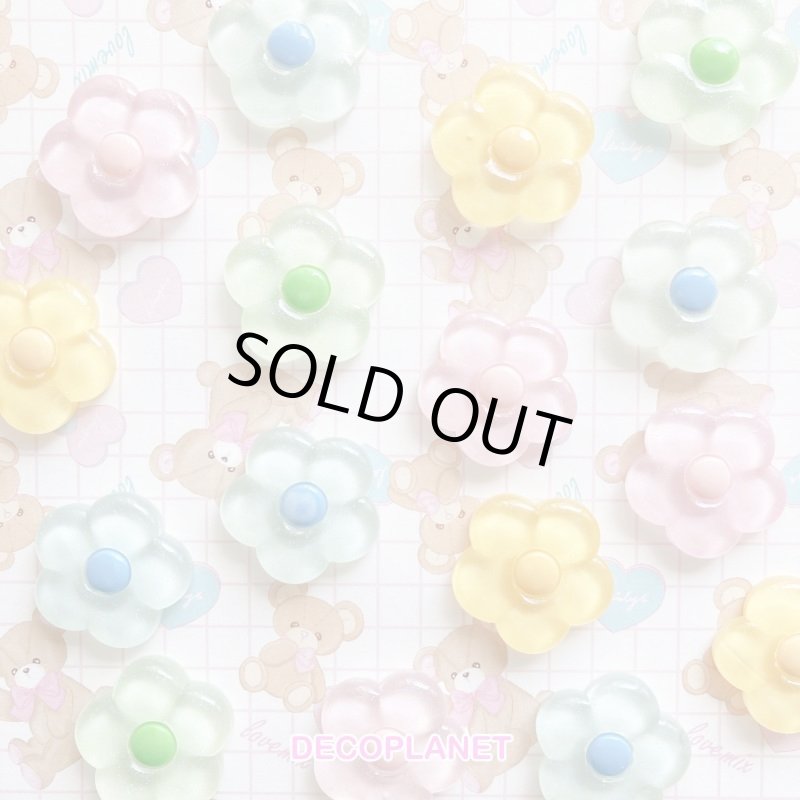 画像1: ラメ入り　大きめ　フラワー　※説明蘭必読 (1)