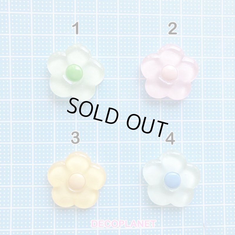 画像2: ラメ入り　大きめ　フラワー　※説明蘭必読 (2)