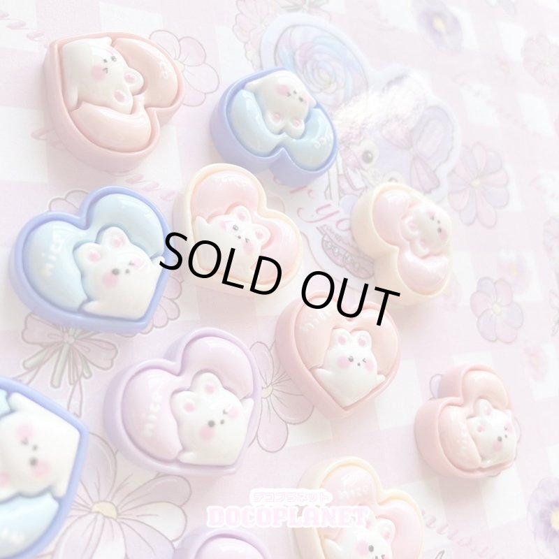 画像3: ぷっくり niceハート縁取り うさぎちゃん (3)