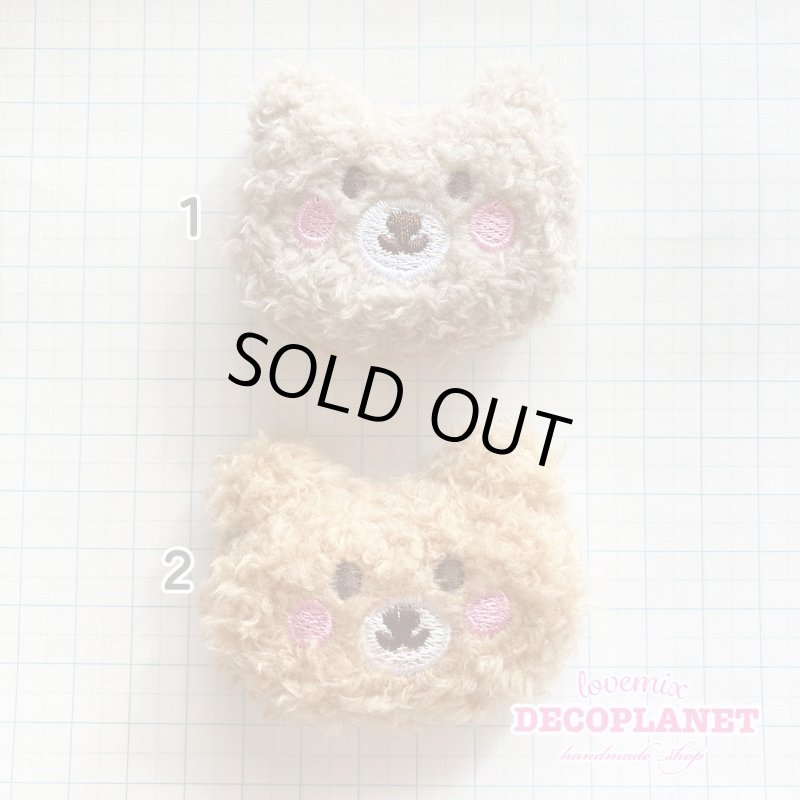 画像2: クッション　ほっぺクマ (2)