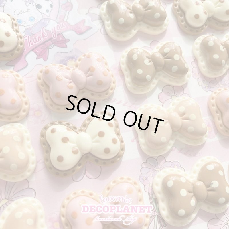 画像2: 秋色 ドットリボン (2)