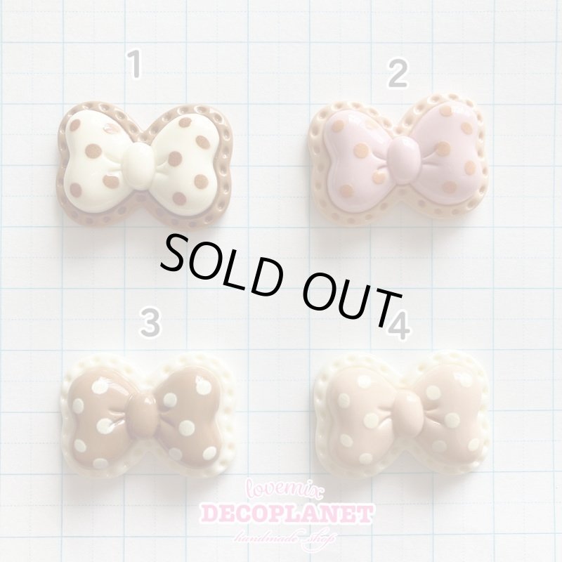 画像3: 秋色 ドットリボン (3)