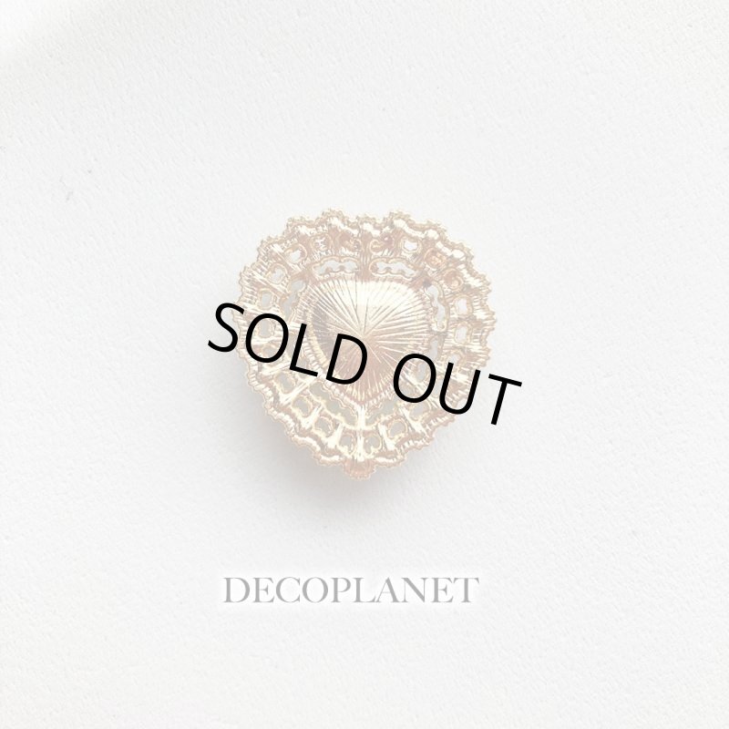 画像5: カボション　合金　パールとビジューの２連ハート（2個入り） (5)