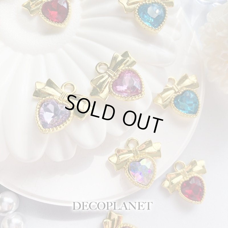 画像4: 再入荷♪   チャーム　リボンハート (4)