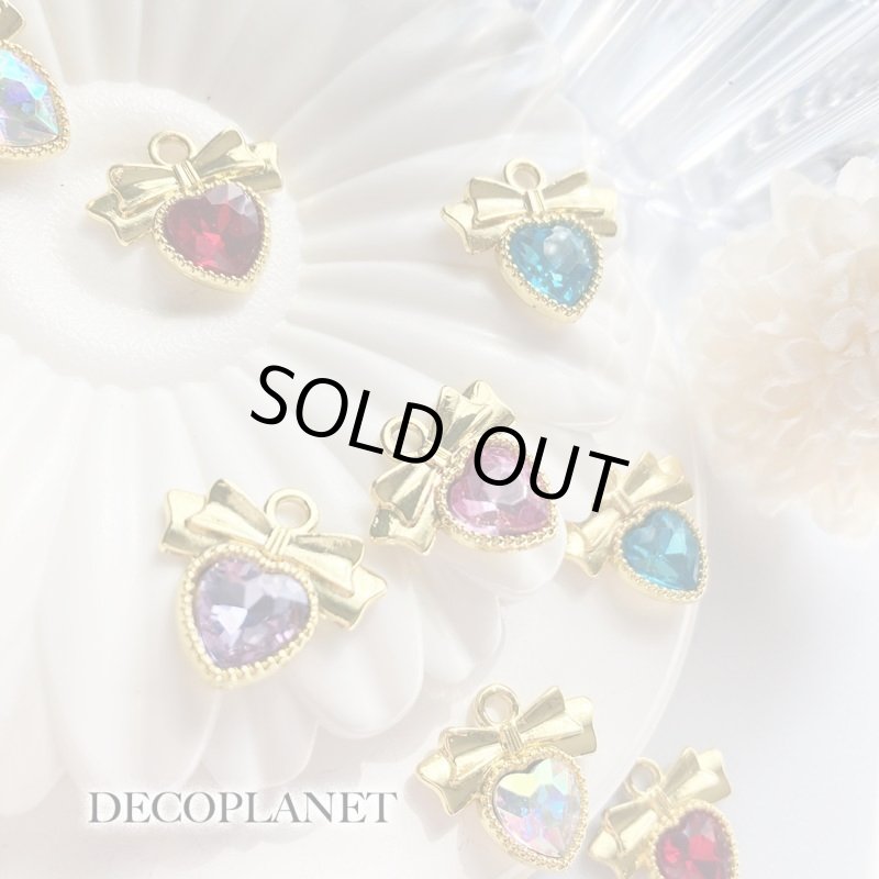 画像3: 再入荷♪   チャーム　リボンハート (3)