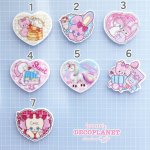 画像3: 白プラ板 ４枚セット　　ホットケーキ　ピンクうさぎ　ねんね　ゼリー　ユニコーン　アイスくま　おんぷう (3)