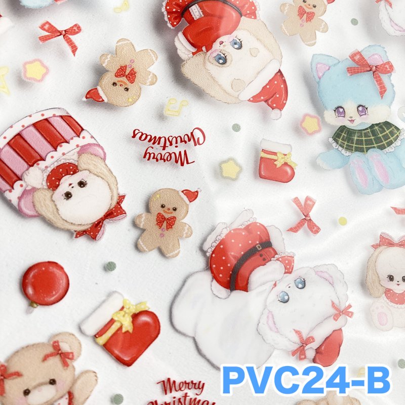 画像3: PVCシート クリスマス ラメなし (3)