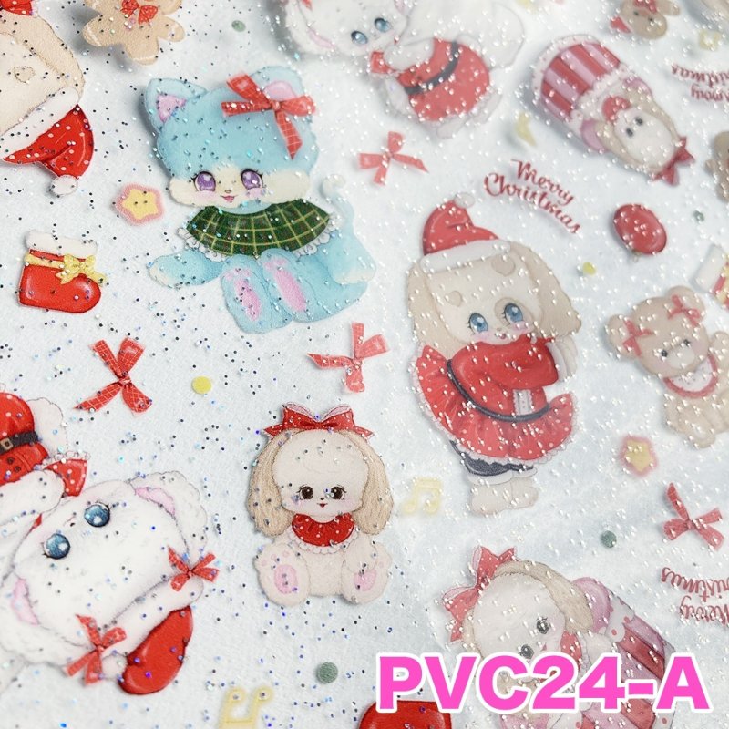 画像3: PVCシート　クリスマス　ラメあり (3)