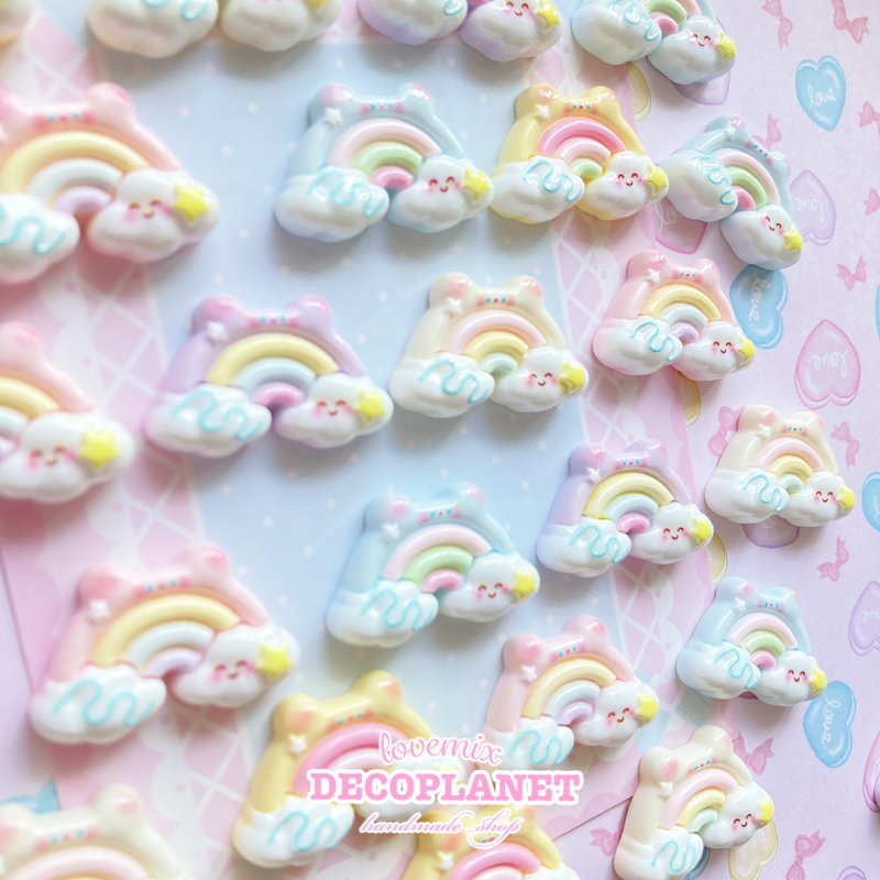 画像2: 虹のくま パステル (2)