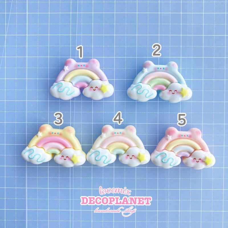 画像3: 虹のくま パステル (3)