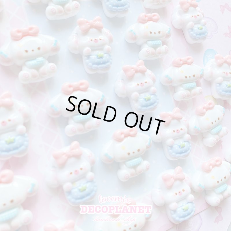 画像2: 白ワンちゃん エプロン つたい (2)