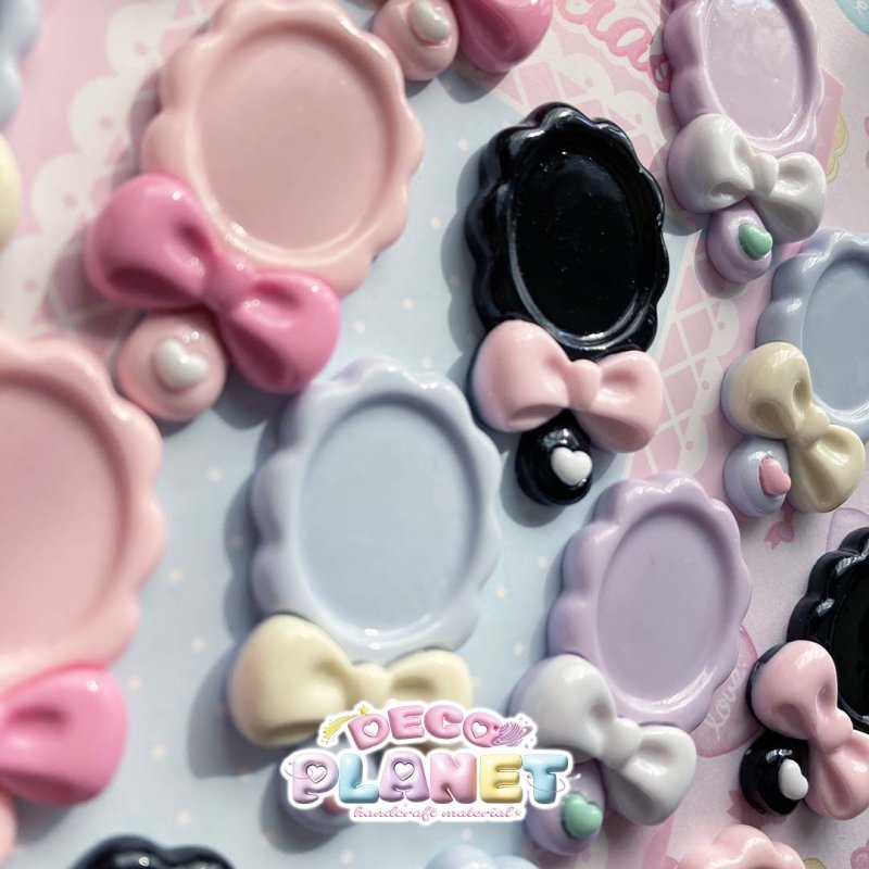 画像2: リボン付き 鏡 (2)