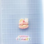 画像3: ピンクケーキ　ちょこんとウサギのせ (3)