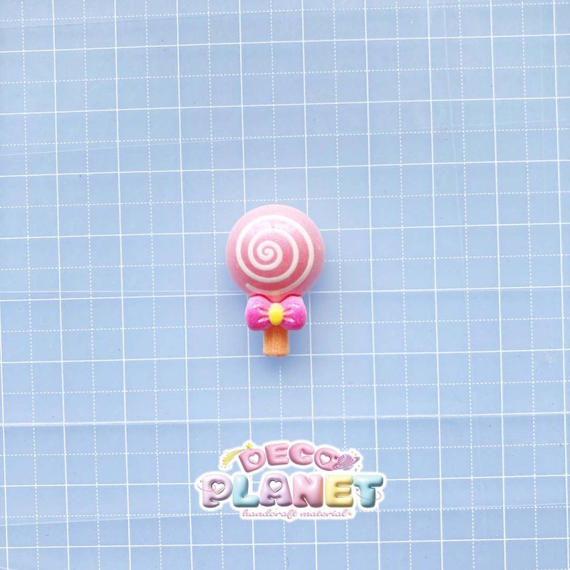 画像3: 棒キャンディ　ピンクリボン　ぐるぐる (3)