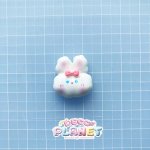画像3: もこもこ　白ウサギちゃん　リボン (3)