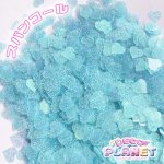 画像1: ハートラメ　スパンコール　ブルー (1)