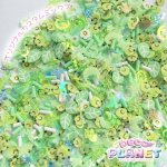 画像1: デコプラ　オリジナルミックス　かわいいキラキラカエルちゃん (1)