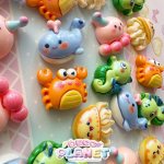 画像2: 海の仲間たち　クラゲ　タツノオトシゴ　かに　たこ　くじら (2)