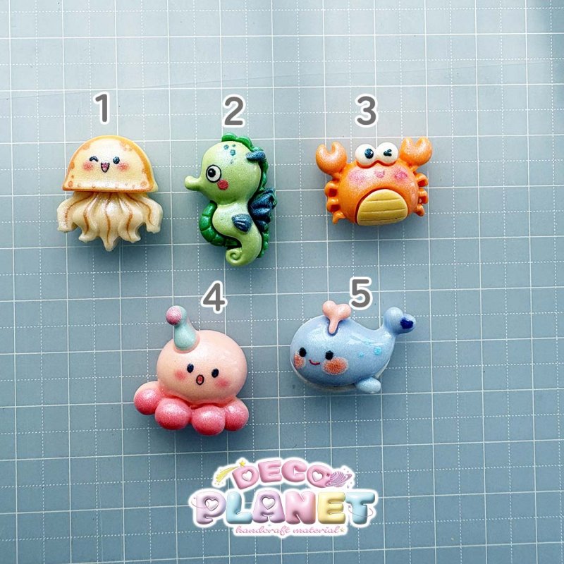 画像3: 海の仲間たち　クラゲ　タツノオトシゴ　かに　たこ　くじら (3)