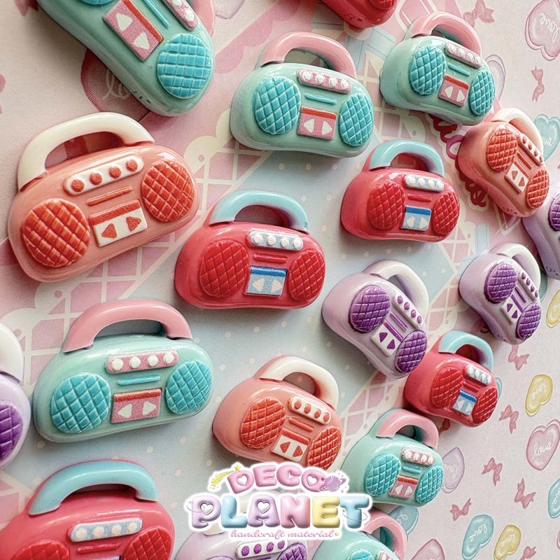 画像2: カラフル　ラジカセ (2)