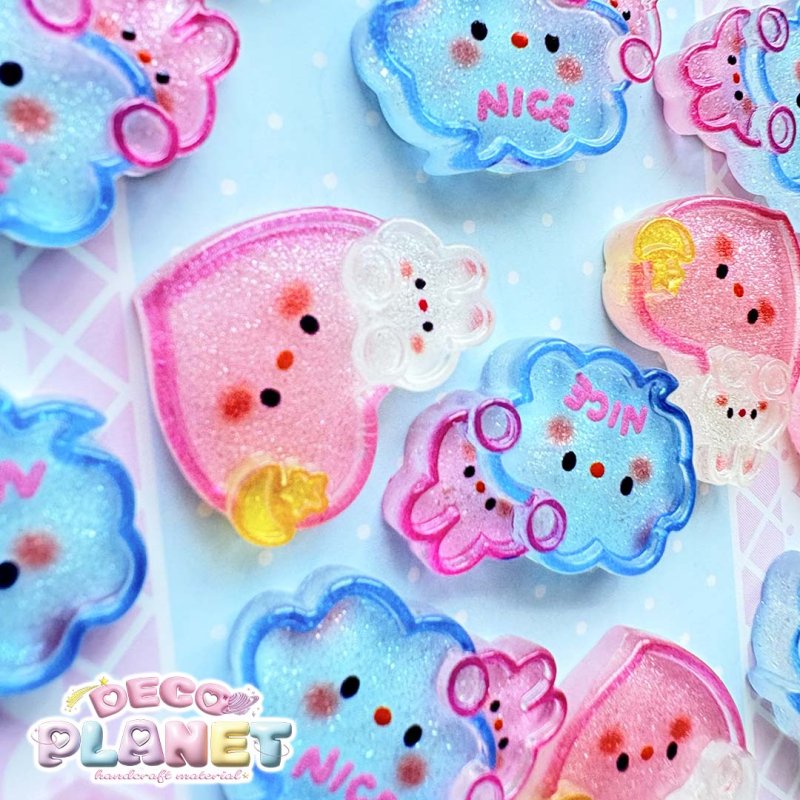 画像2: ちょこんとウサギ　ハート　くも (2)