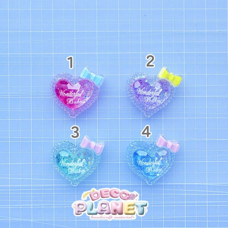 画像3: キラキラ　ハート　リボン　英字 (3)