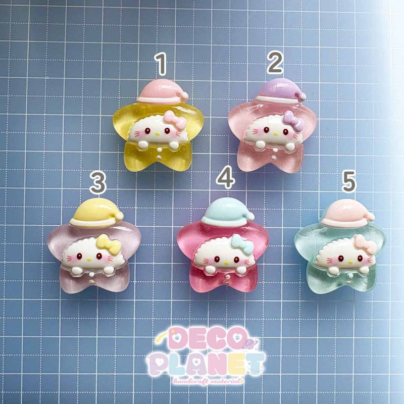 画像2: 星帽子　お顔　 (2)