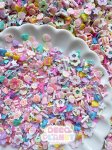 画像1: デコプラ　オリジナルミックス  いちごとお花のミックス (1)