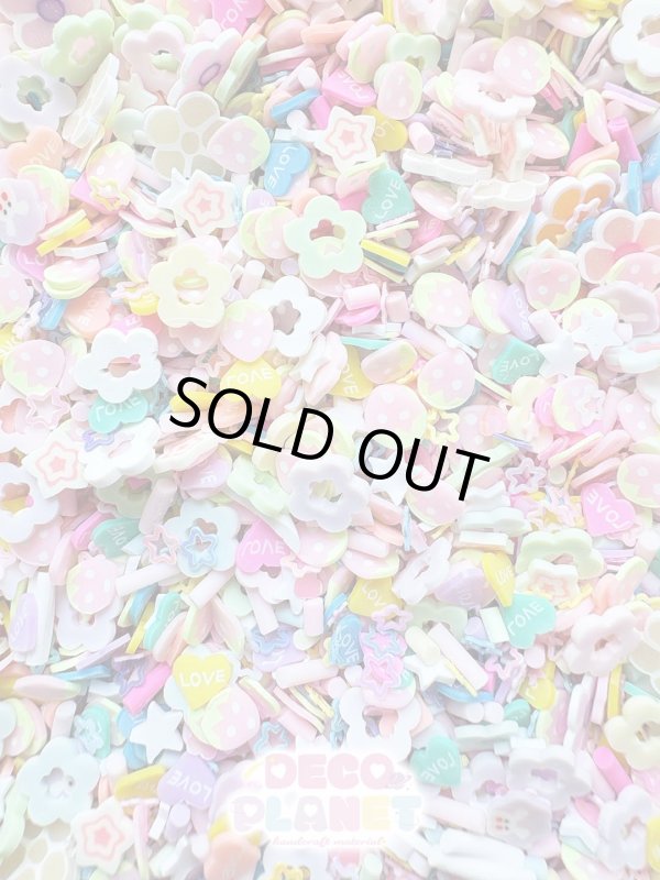 画像2: デコプラ　オリジナルミックス  いちごとお花のミックス (2)