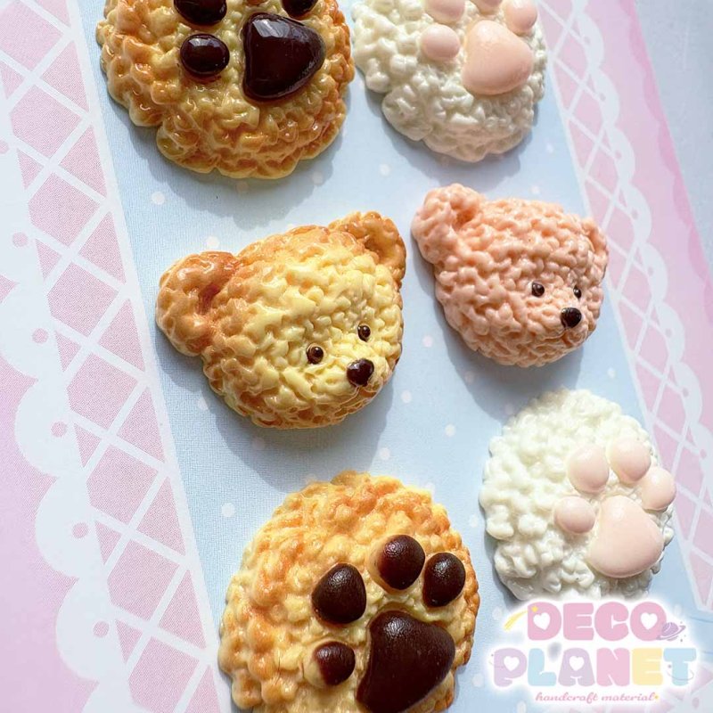 画像2: クッキー風 くまア  手形  (2)