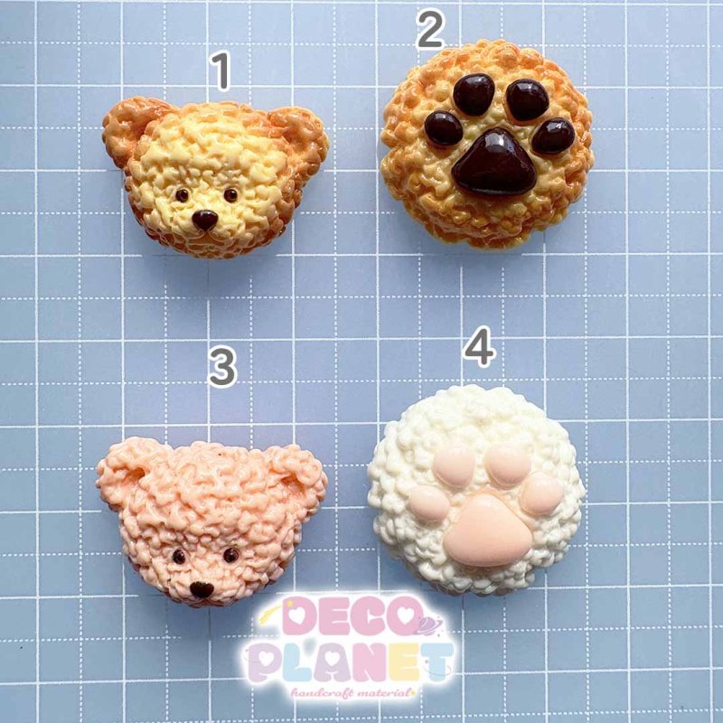 画像3: クッキー風 くまア  手形  (3)