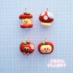 画像4: お顔フルーツ　と　チェックキノコ (4)