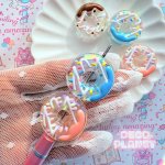 画像1: ビーズ　カラフルドーナッツ (1)