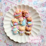 画像3: ブルー　ピンク　POP くま (3)