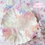 画像3: ランダム５セットビーズ　　オーロラ加工　くま (3)