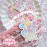 画像6: 白プラ　 Sweet Carnival Wonderlandシリーズ　１デザイン4枚セット (6)