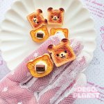 画像1: マシュマロチョコぱん　くまこげぱん (1)