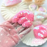 画像2: キラキラ羽　モチーフ　左右２個 (2)