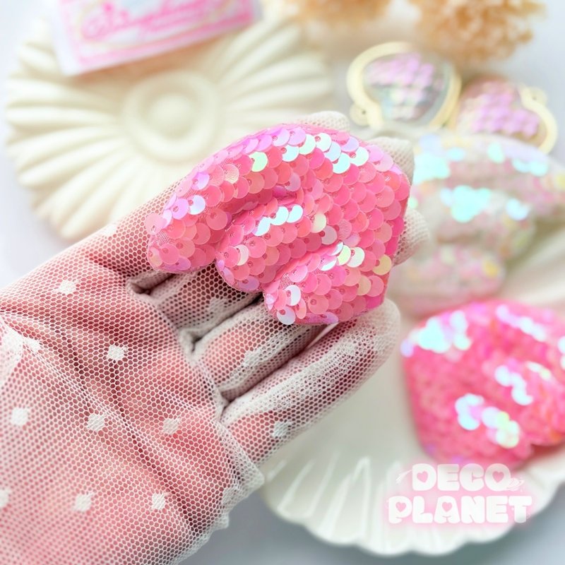 画像2: キラキラ羽　モチーフ　左右２個 (2)