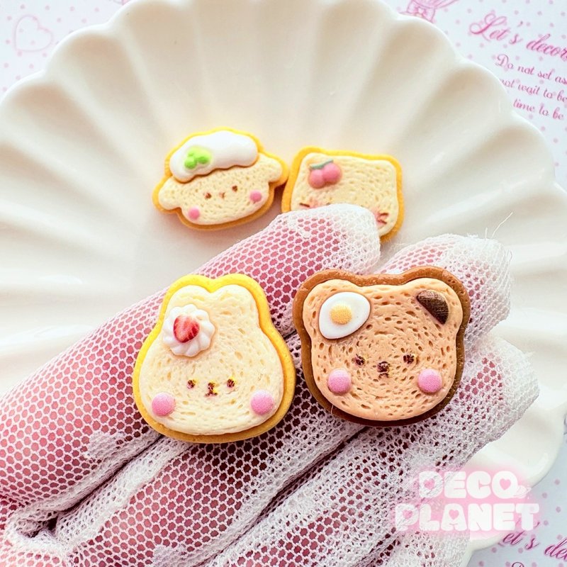 画像1: キュート　アニマル　かわいい　パン (1)