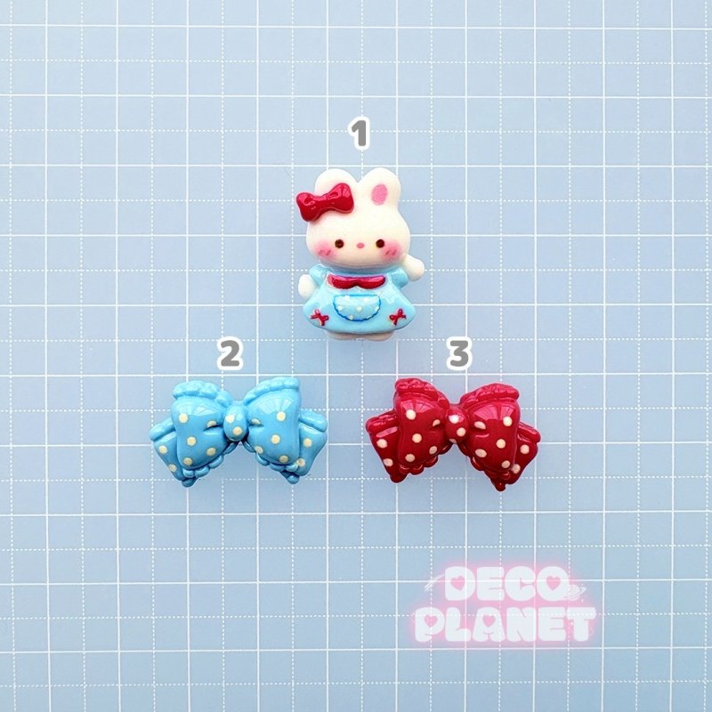 画像3: うさぎ　赤りぼん　青リボン (3)