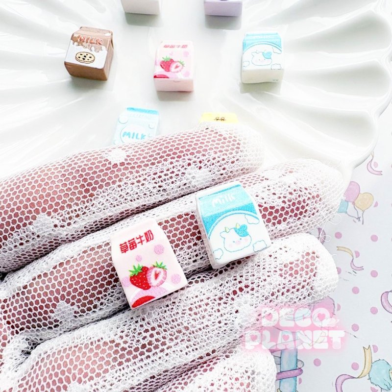 画像1: ミニミニ両面プリント　紙パック　ドリンク (1)