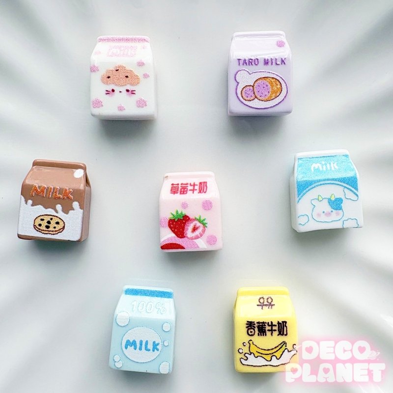 画像2: ミニミニ両面プリント　紙パック　ドリンク (2)