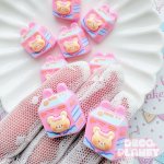 画像1: ピンクの洗濯機　くまちゃん (1)