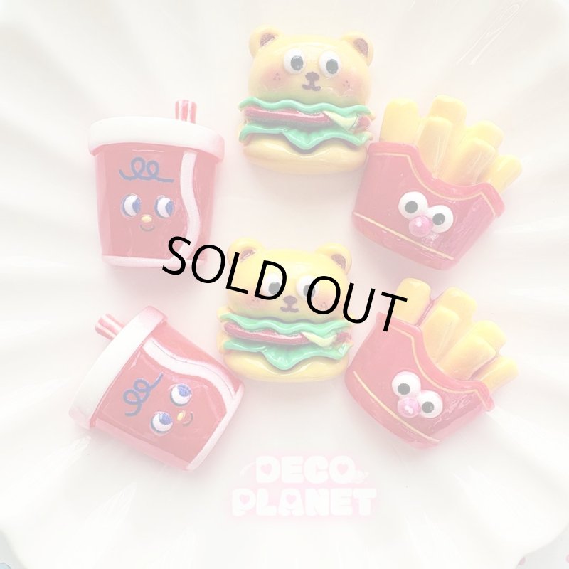 画像2: くまバーガー　コーラ　ポテト　 (2)