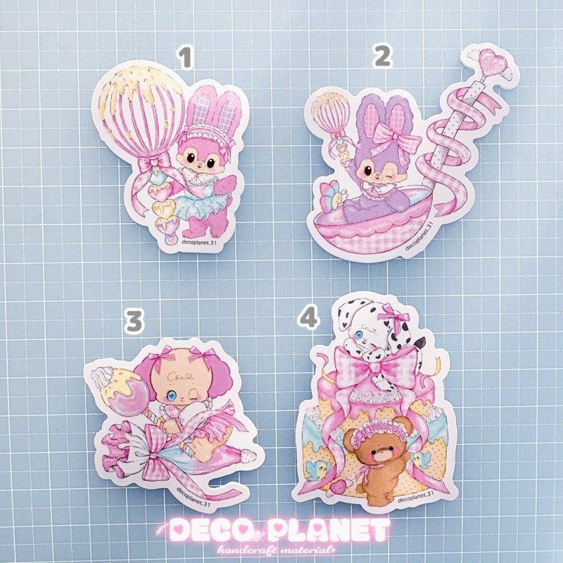 画像2: シール　デコレーション　シリーズ 10枚 (2)