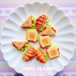 画像1: 色とりどり　サンドイッチ　三角　食パン　クロワッサン (1)