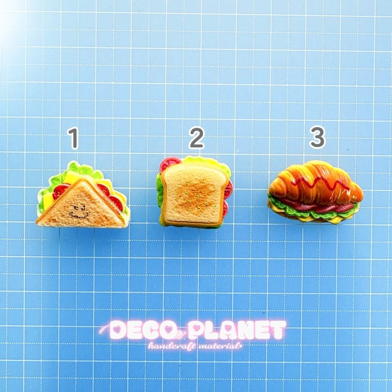 画像3: 色とりどり　サンドイッチ　三角　食パン　クロワッサン (3)